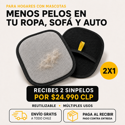 SinPelos™ | GUANTE RECOLECTOR DE PELO LARGO